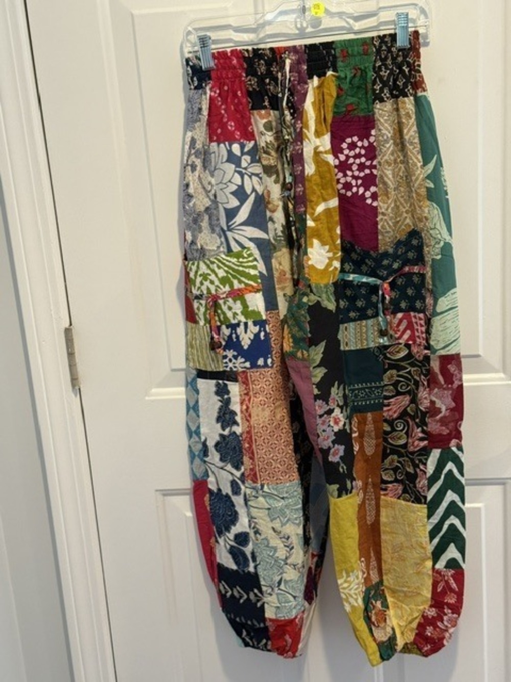 P4 E | Pol Patchwork Jogger Pants | Multi | One Size S-L